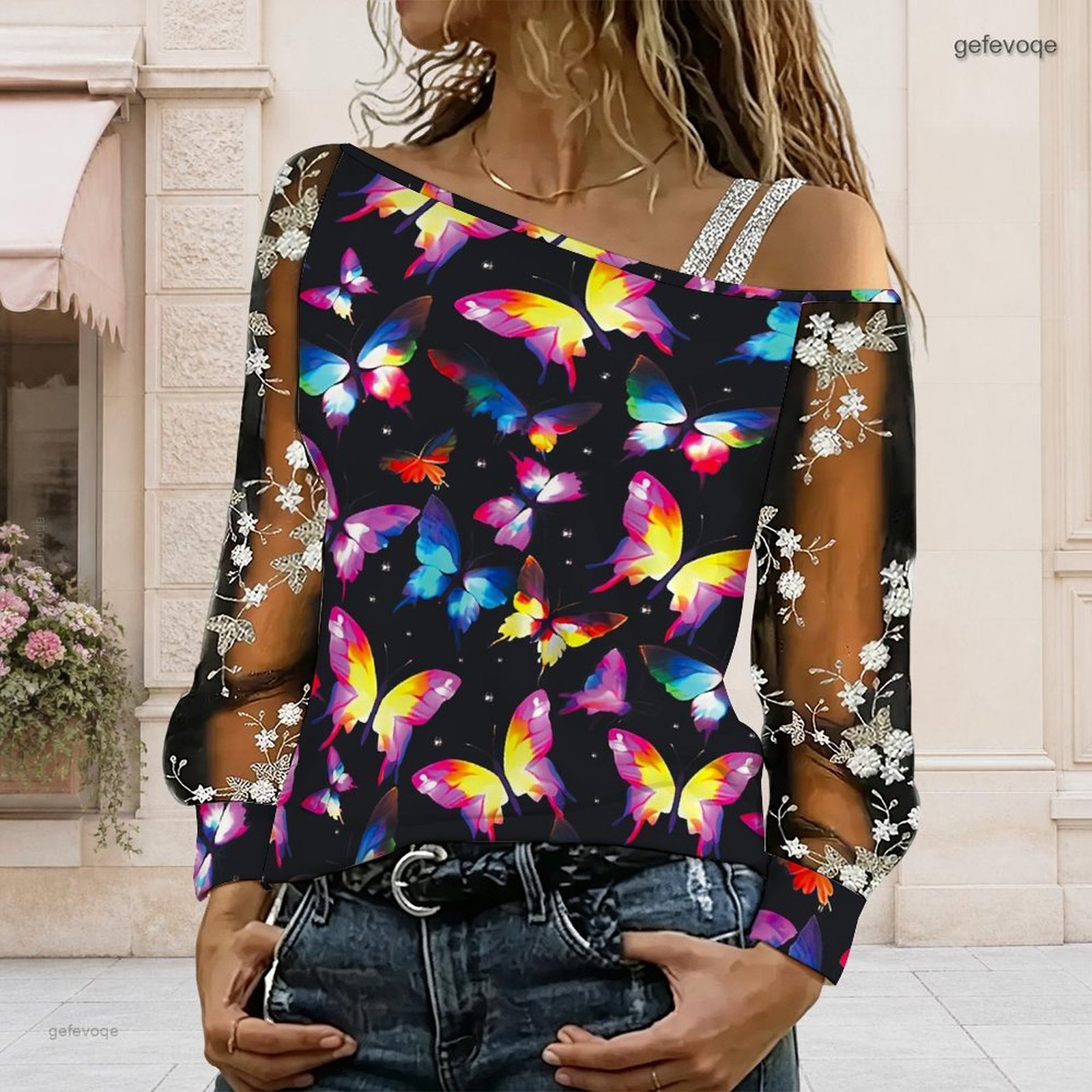 Women Off Shoulder Blouse Asym - đánh giá và giá Blouse Off Shoulder