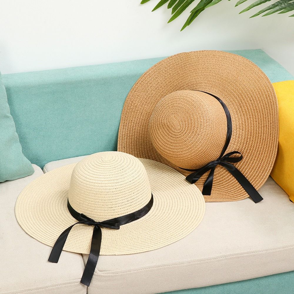 Women Floppy Straw Big Wide Br - đánh giá và giá Hat Floppy Wide