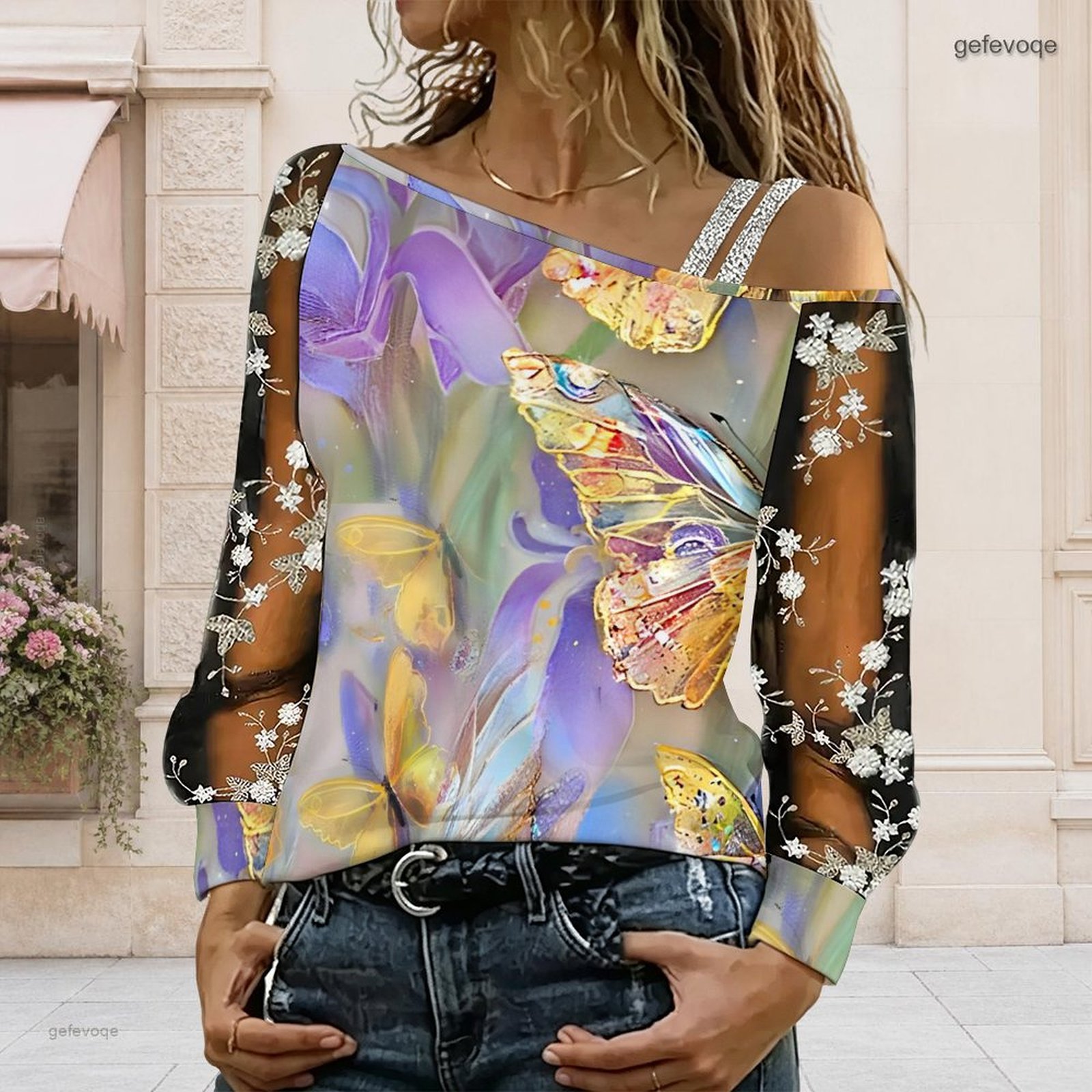 Women Off Shoulder Blouse Asym - đánh giá và giá Blouse Off Shoulder