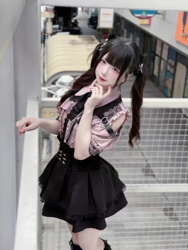 Gothic Style Shoulder Bared Sh - đánh giá và giá Blouse Off Shoulder